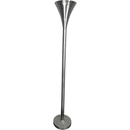Mid-century aluminium Luminator vloerlamp van Stilux Milano, Italië 1960