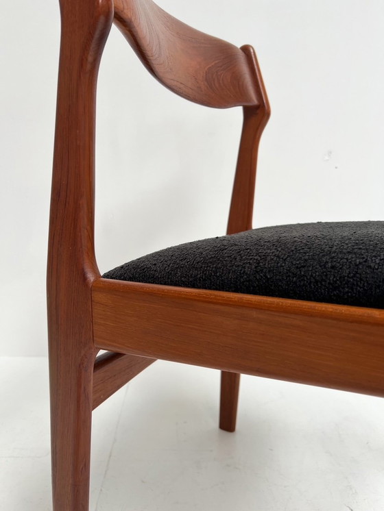 Image 1 of Opnieuw Gestoffeerde Set van 6 Designstoelen van Burchardt Nielsen, 1960's