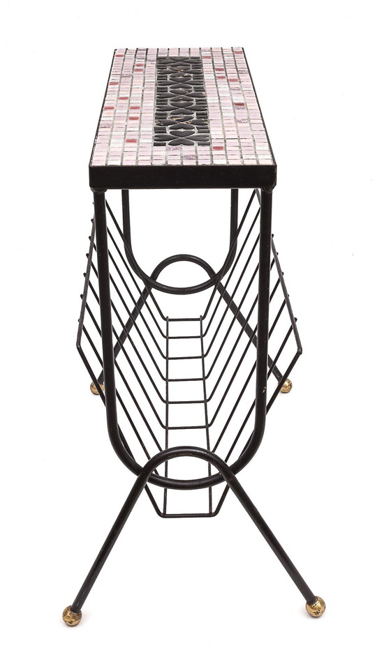 Image 1 of Vintage salontafel en tijdschriftenrek, 1960