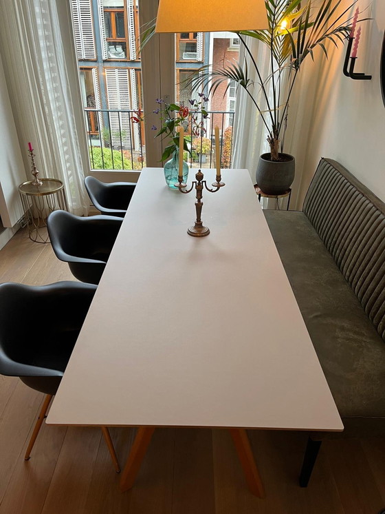 Image 1 of Hay Kopenhagen Eettafel Cph30 Mat Gelakt Eiken Onderstel