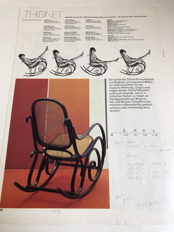 Image 1 of 4x Thonet 210 P Stoelen