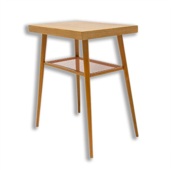 Image 1 of Mid century bijzettafel van Dřevopodnik Holešov, Tsjecho-Slowakije 1960