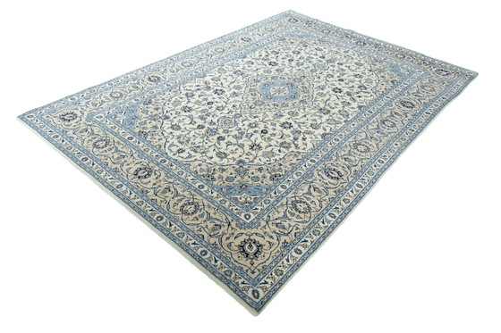 Image 1 of Handgeknoopt Perzisch tapijt - Keshan - Beige - 360 X 246 cm