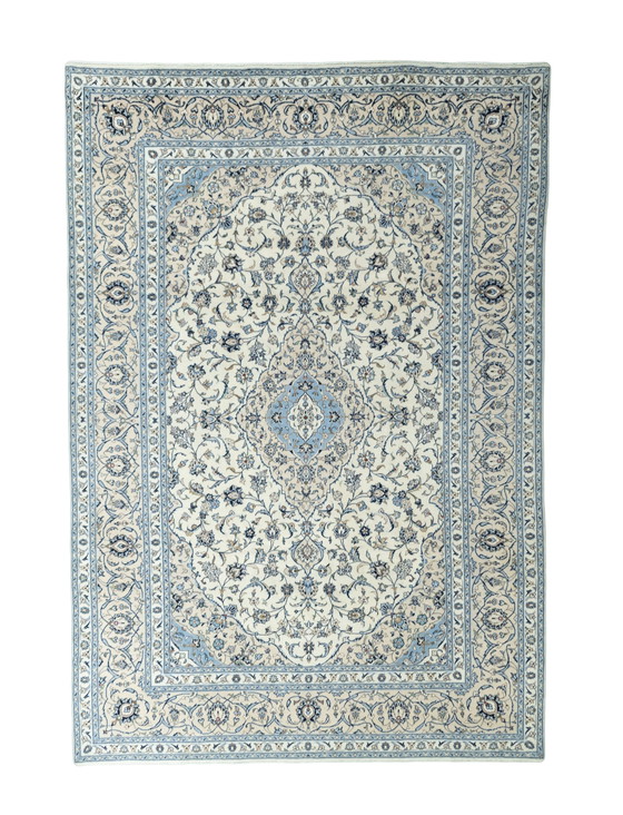 Image 1 of Handgeknoopt Perzisch tapijt - Keshan - Beige - 360 X 246 cm