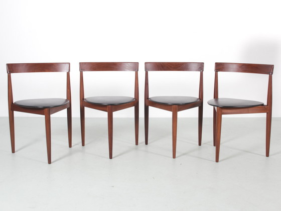 Image 1 of Scandinavische teakhouten eetset van Hans Olsen.