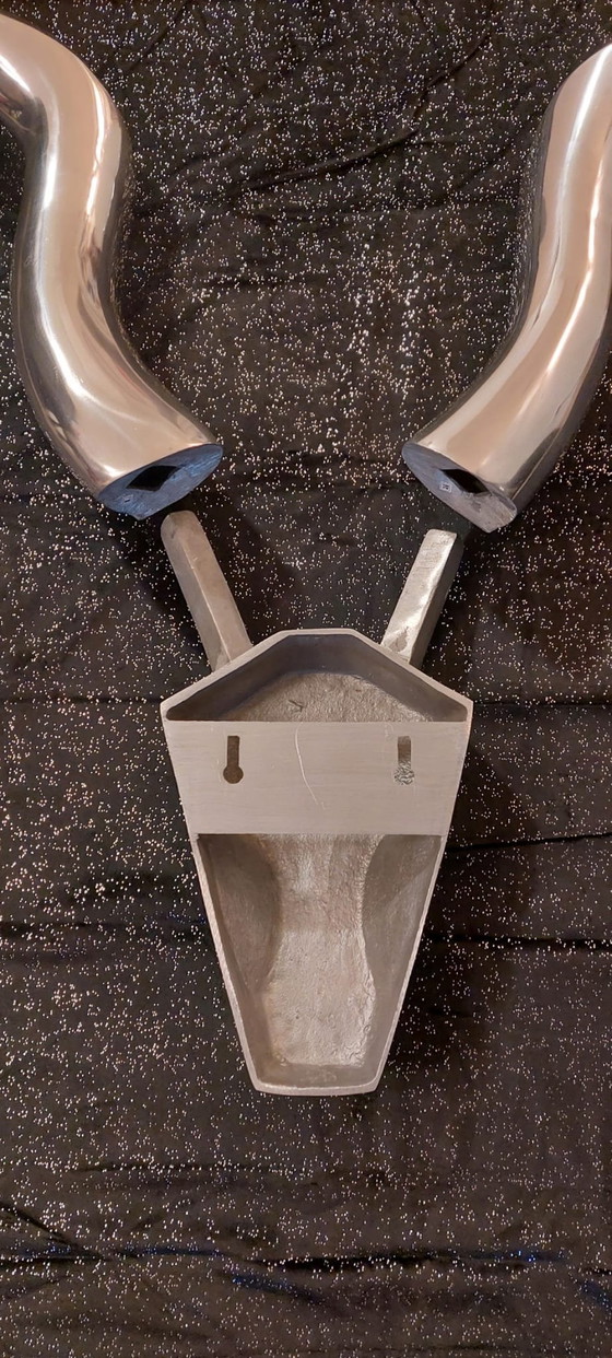 Image 1 of Metalen Hertengewei, Zilver / Aluminium