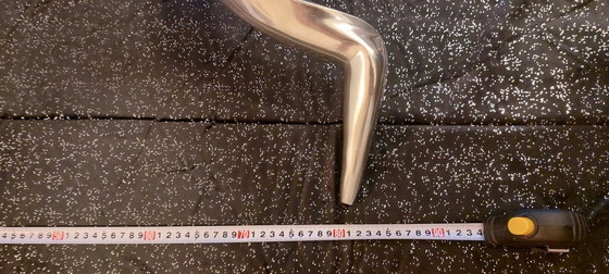 Image 1 of Metalen Hertengewei, Zilver / Aluminium