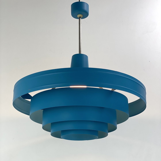 Image 1 of Metalen hanglamp uit de jaren 1960 - Design Bleu