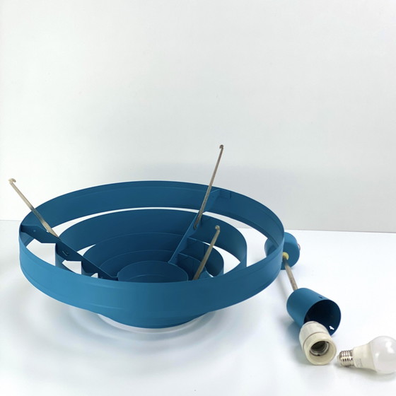 Image 1 of Metalen hanglamp uit de jaren 1960 - Design Bleu