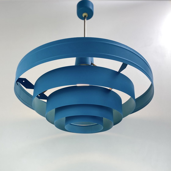 Image 1 of Metalen hanglamp uit de jaren 1960 - Design Bleu