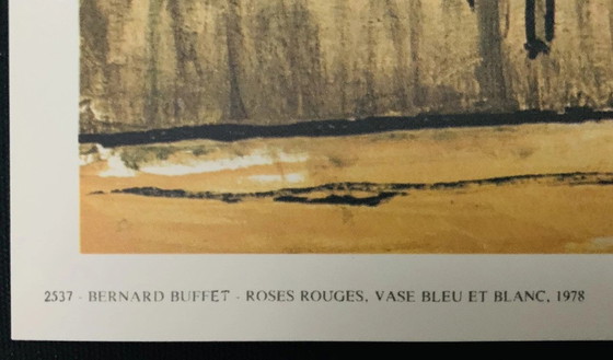 Image 1 of Bernard Buffet  ---Roses Rouges    Uit 1978