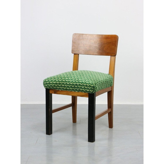 Image 1 of Paar vintage Art Deco eetkamerstoelen