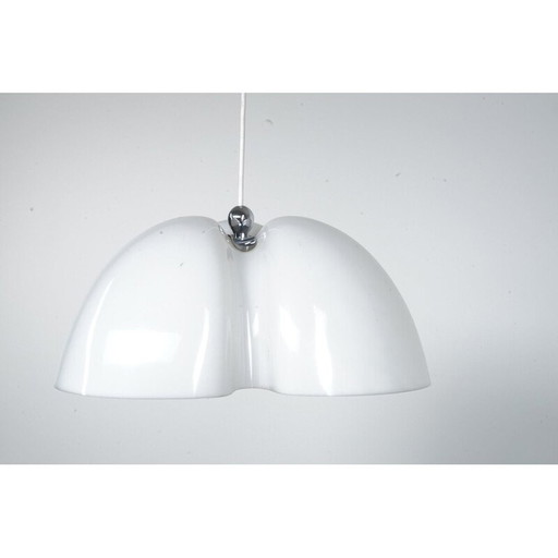 Vintage "Tricena" kunststof hanglamp van Ingo Maurer voor M-Design, Duitsland 1970