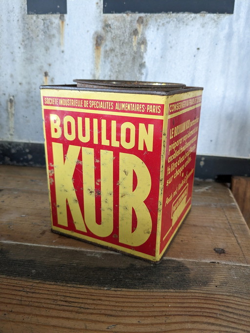 Vintage gouden Kub doos