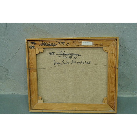 Image 1 of Vintage olieverfschilderij van Sven Erik, Zweden 1960