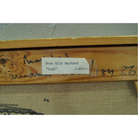 Image 1 of Vintage olieverfschilderij van Sven Erik, Zweden 1960