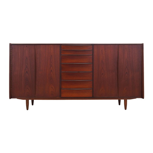 Teakhouten dressoir, Deens ontwerp, 1970S, Productie: Denemarken