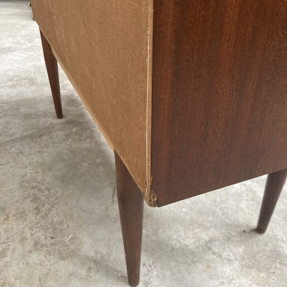 Image 1 of Vintage Boekenkast Secretaire Kast