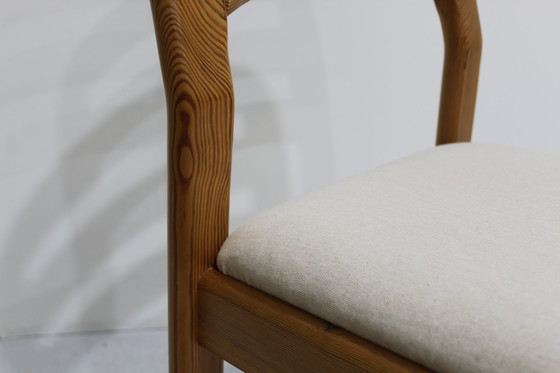 Image 1 of 6x Vintage eetkamerstoelen Deens Design - Dyrlund jaren '70