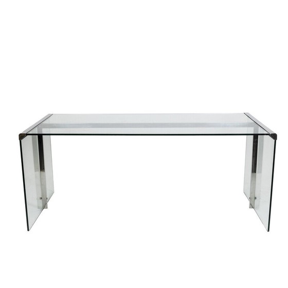 Image 1 of Vintage glazen bureau van Gallotti en Radice, 1970