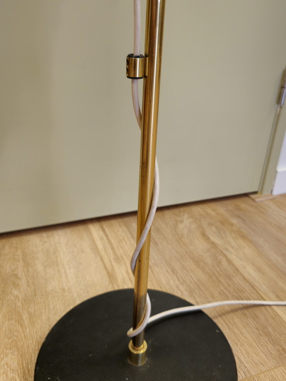 Image 1 of Vintage Vloerlamp Staande Lamp Messing 