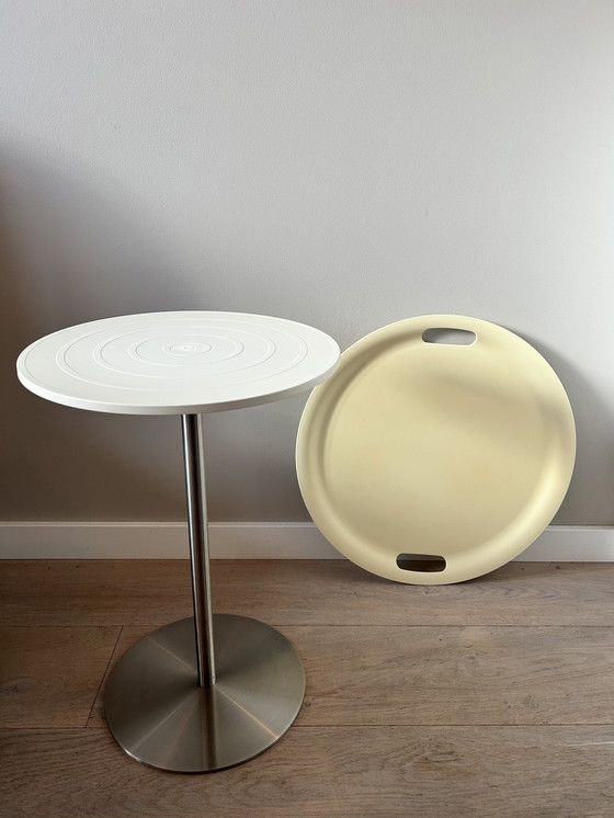 Image 1 of Alessi Op-Là By Jasper Morrison Bijzettafel Met Dienblad Ø48