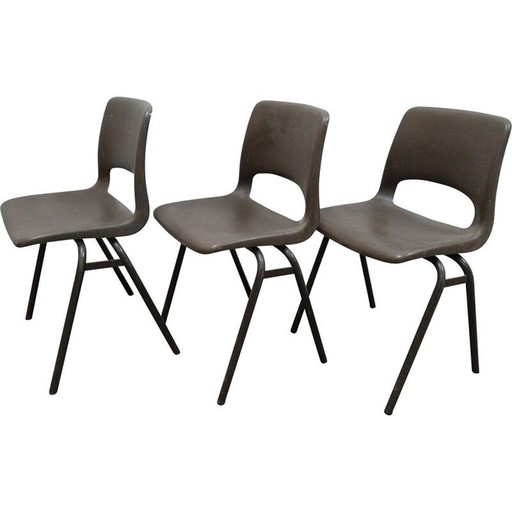 Set van 3 vintage kinderstoelen van Jac Vogels voor Marko