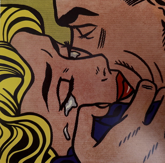 Image 1 of Roy Lichtenstein: “Kiss V, 1964”.