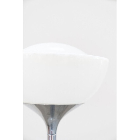 Image 1 of Vintage Space Age vloerlamp van glas en acryl voor Guzzini, Italië 1970