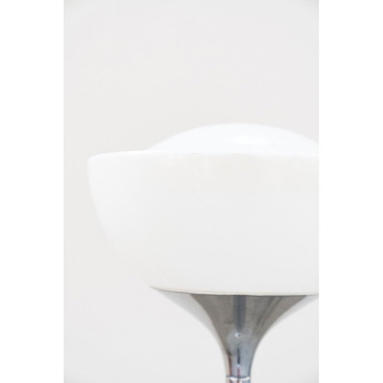 Image 1 of Vintage Space Age vloerlamp van glas en acryl voor Guzzini, Italië 1970