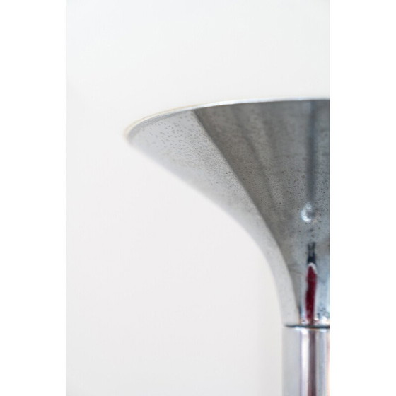 Image 1 of Vintage Space Age vloerlamp van glas en acryl voor Guzzini, Italië 1970