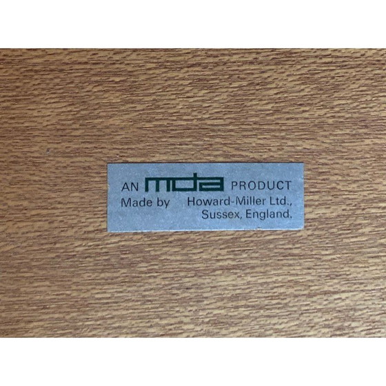 Image 1 of Vintage drankenkar in chroomstaal en gerookt glas van Howard Miller voor Miller Design Associates