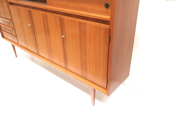 Image 1 of Groot vintage hoog dressoir / highboard gemaakt in de jaren '60