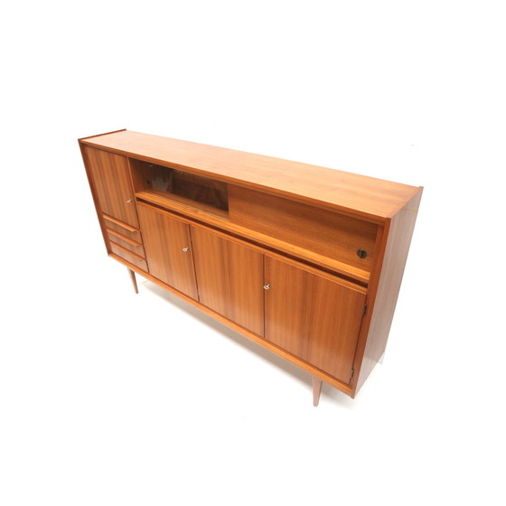 Image 1 of Groot vintage hoog dressoir / highboard gemaakt in de jaren '60