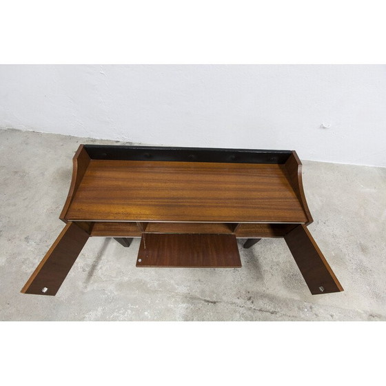 Image 1 of Vintage laag teakhouten dressoir, 1960