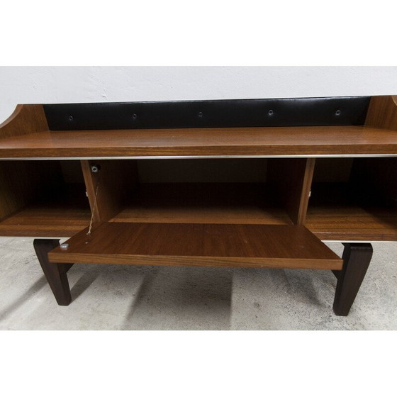 Image 1 of Vintage laag teakhouten dressoir, 1960