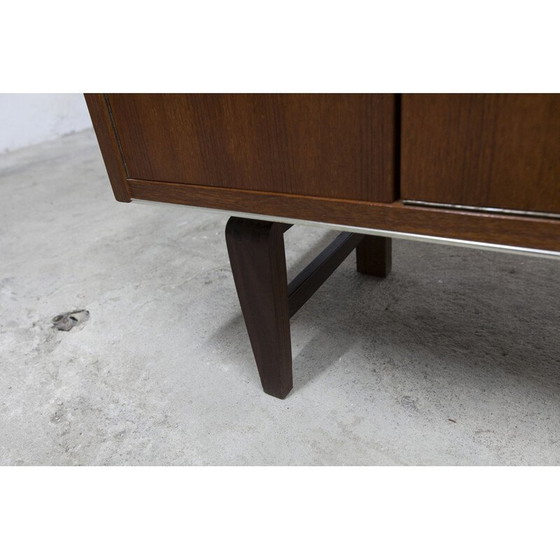 Image 1 of Vintage laag teakhouten dressoir, 1960