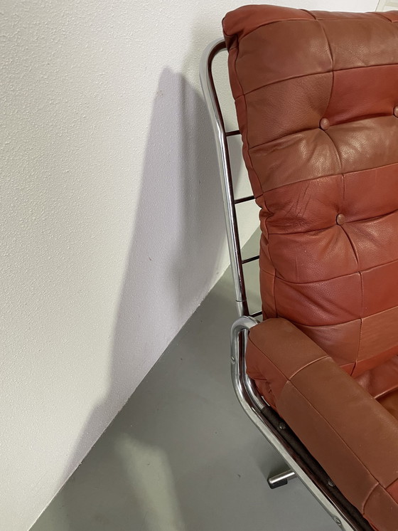 Image 1 of Vintage buisframe loungestoel