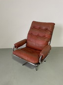 Vintage buisframe loungestoel