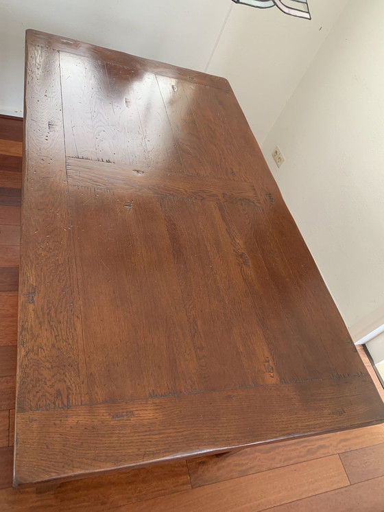 Image 1 of Vintage Houten eettafel