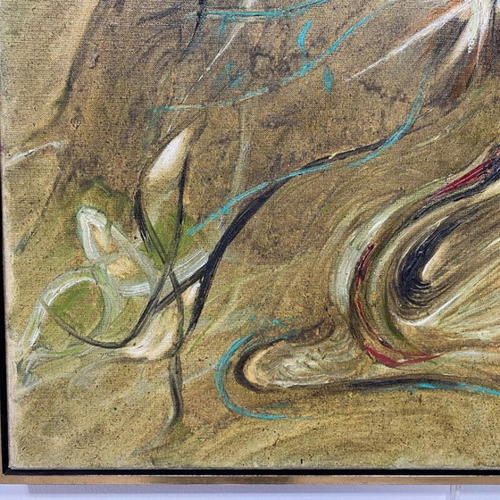 Image 1 of Vintage schilderij door H. Catteau, 1961