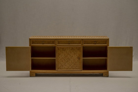 Image 1 of Bamboe en rotan dressoir