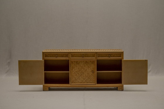 Image 1 of Bamboe en rotan dressoir