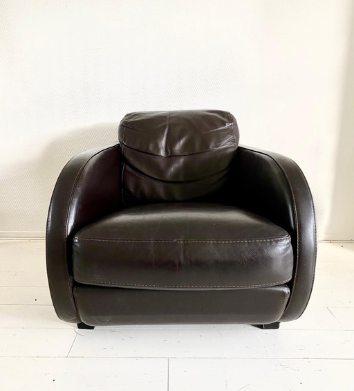 Roche Bobois Vintage Art Deco Style Fauteuil