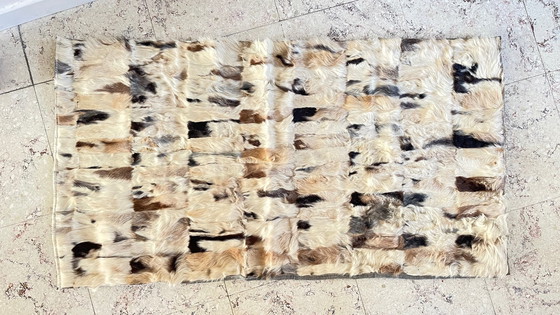 Image 1 of Annees 70 Beige-Bruin Hide Vloerkleed - 56 X 107Cm