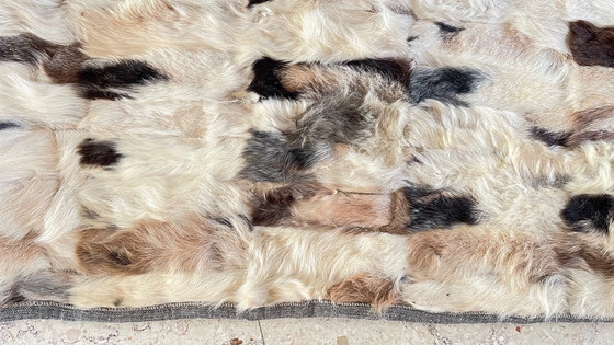 Image 1 of Annees 70 Beige-Bruin Hide Vloerkleed - 56 X 107Cm