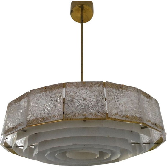 Image 1 of Vintage kroonluchters van Kamenický Šenov, 1970