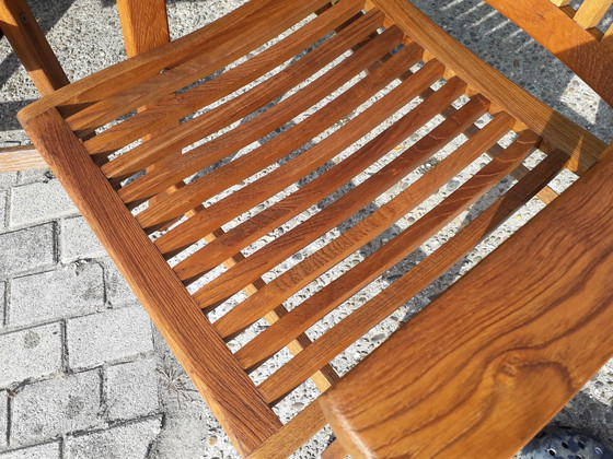 Image 1 of 4x Teak & Garden folding chairs