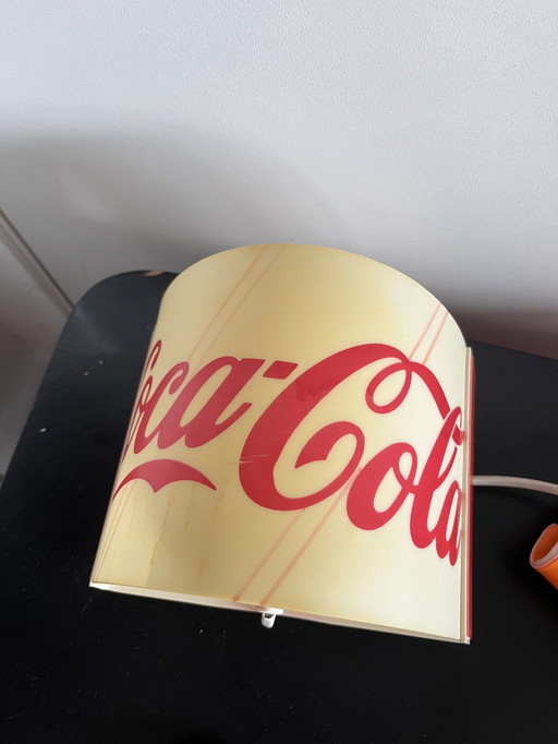 Vintage Coca Cola wandlamp