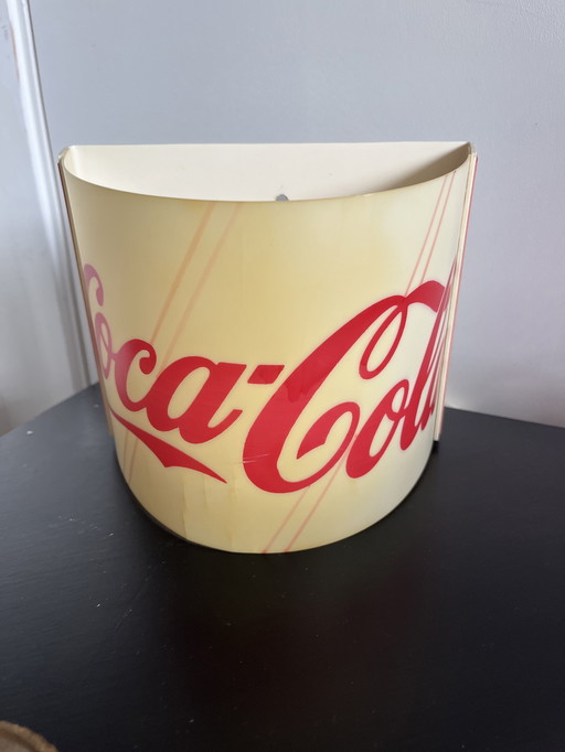 Vintage Coca Cola wandlamp